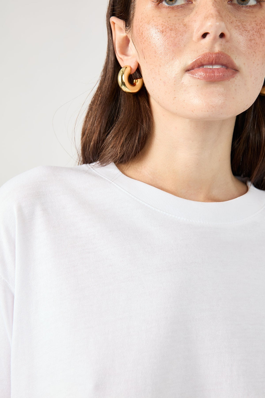 White Oversized Classic Tee