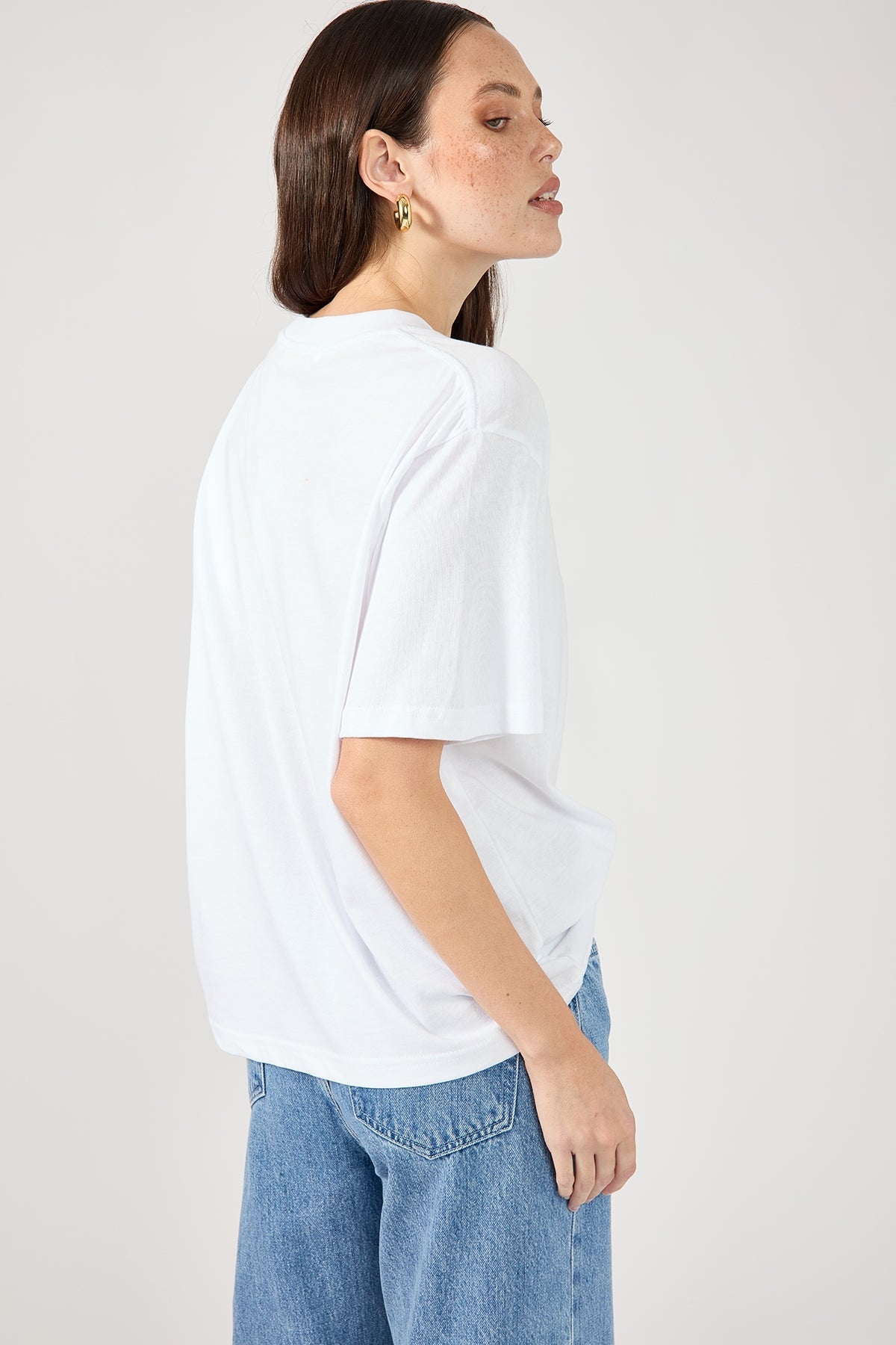 White Oversized Classic Tee