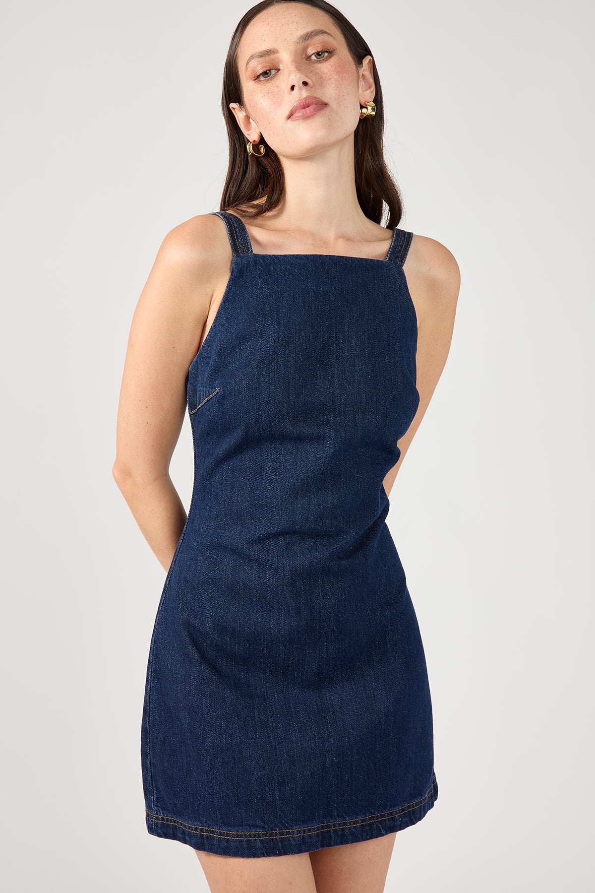 Indigo Denim Mini Dress