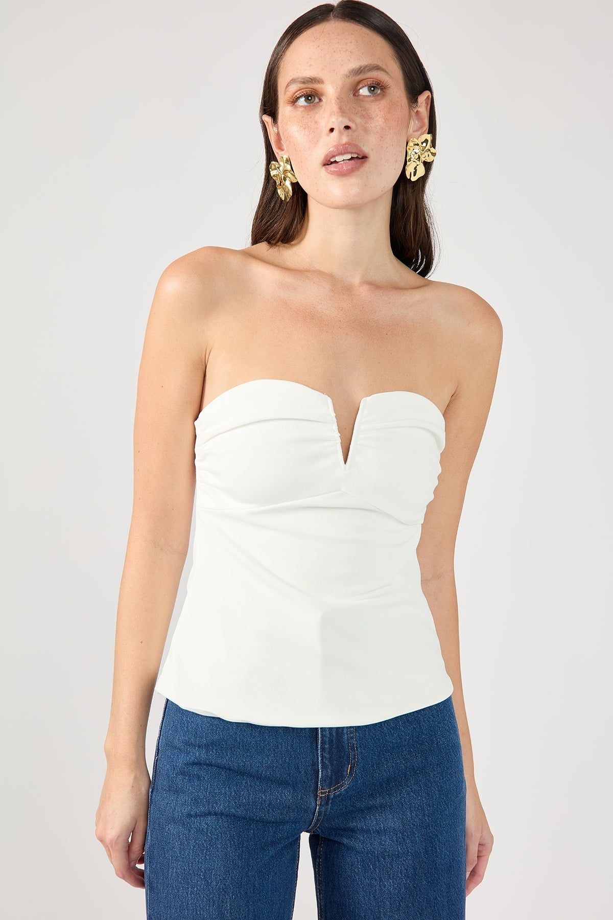 Royale Corset Top White