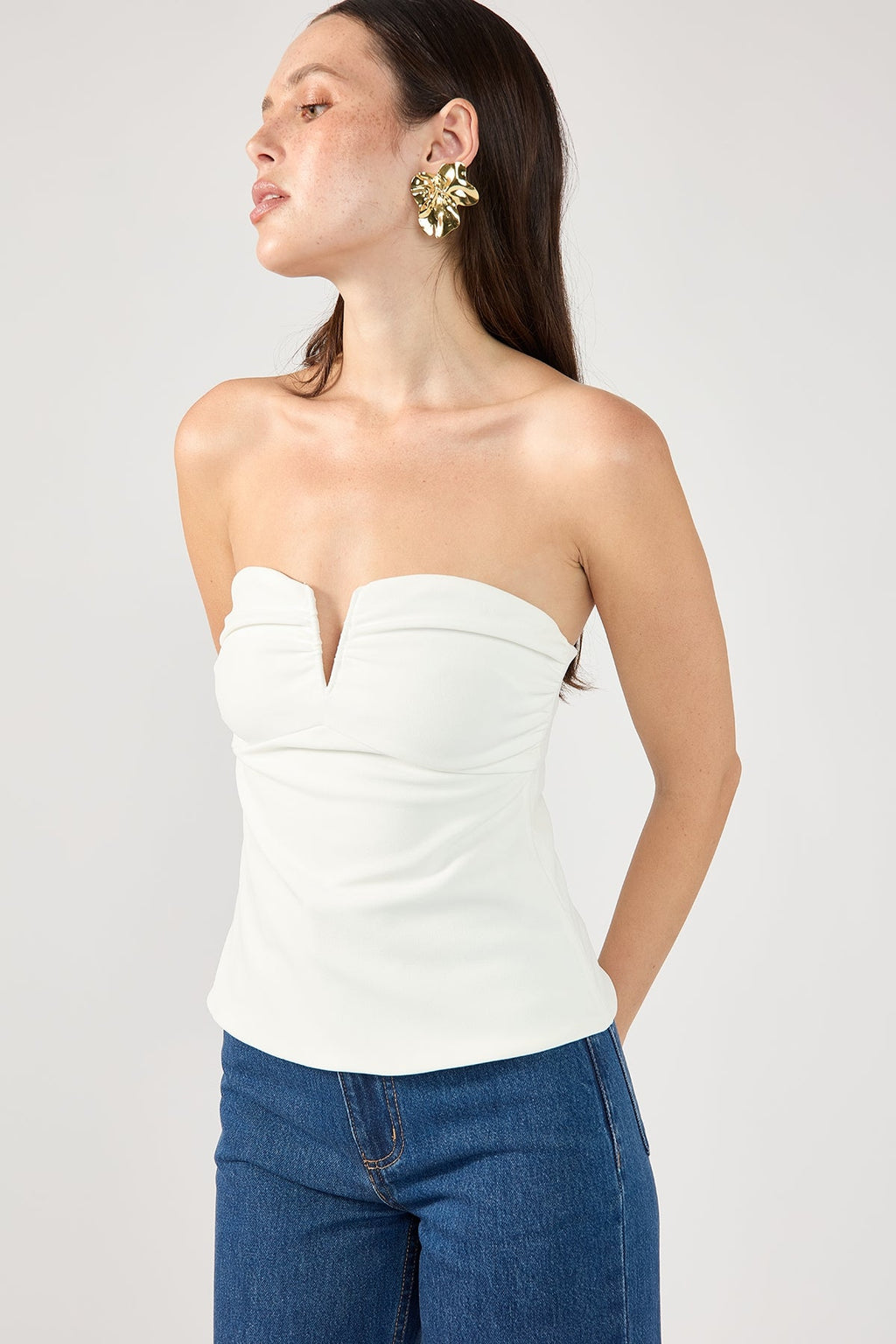 Royale Corset Top White