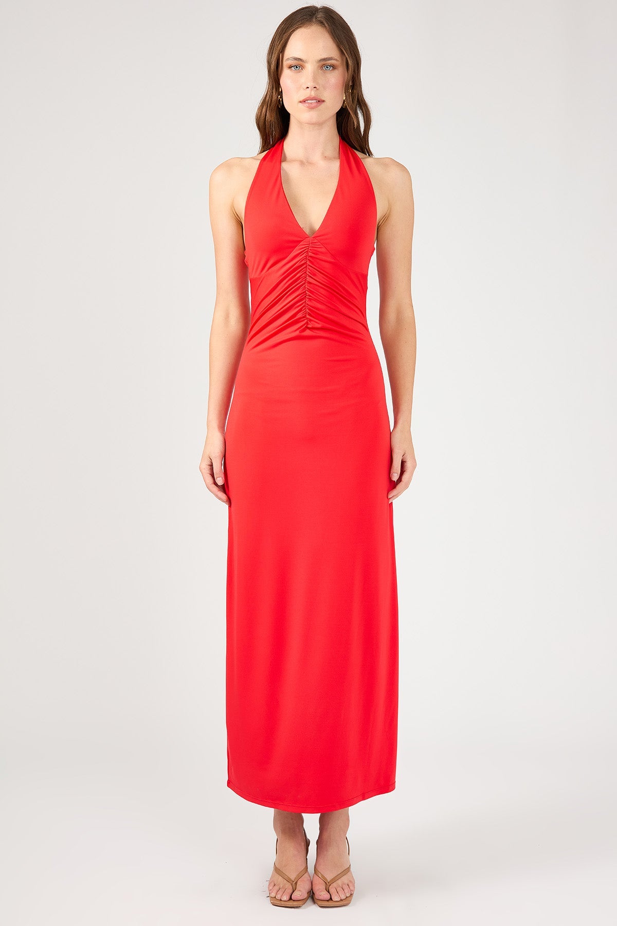 Red Tatiana Maxi Dress