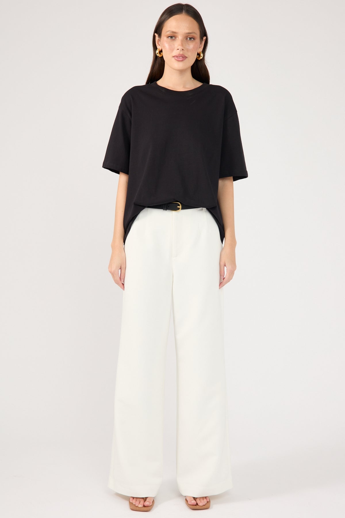 High-Waist Pant - White