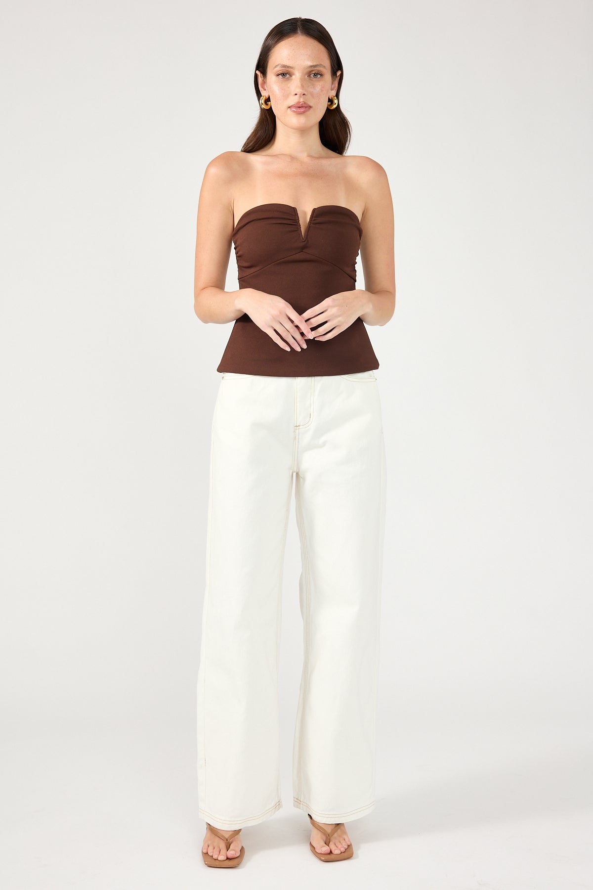 Chocolate Royale Corset Top