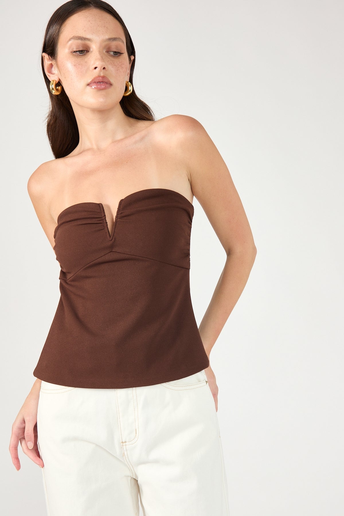 Chocolate Royale Corset Top