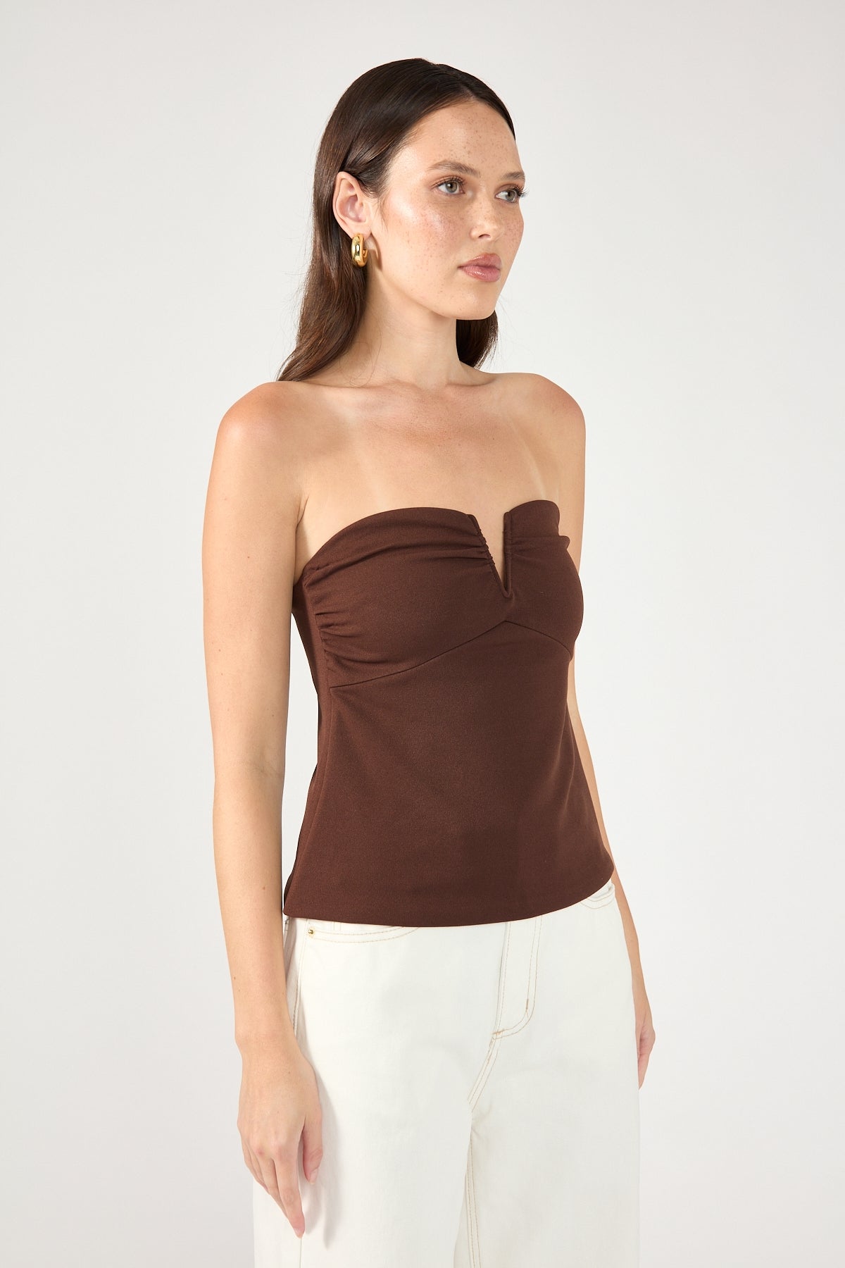 Chocolate Royale Corset Top