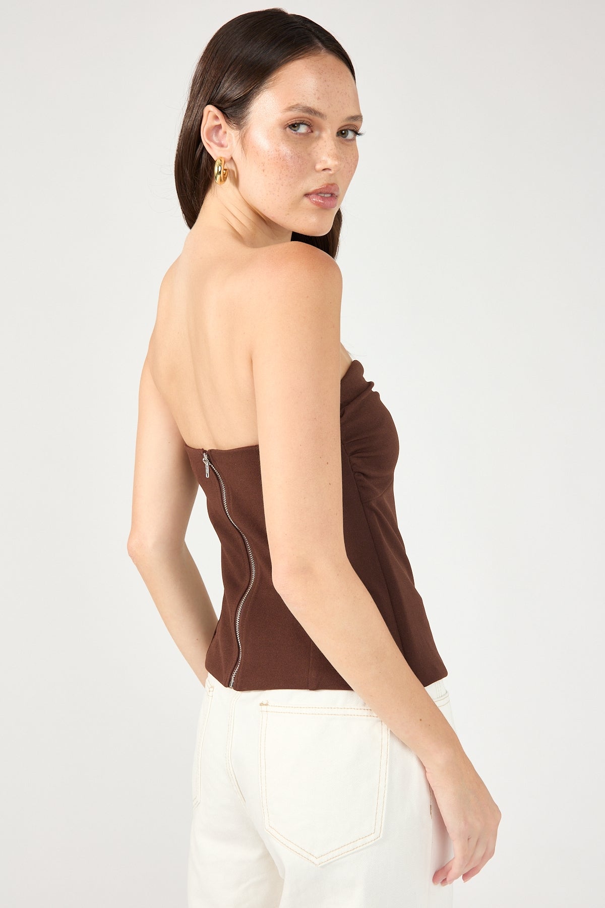 Chocolate Royale Corset Top