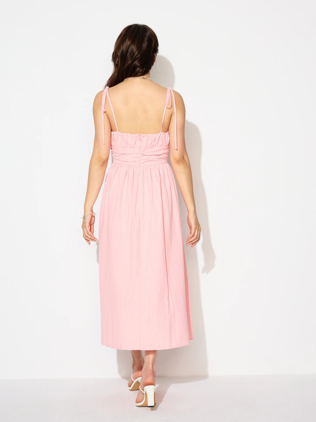 Darted Light Pink Dress