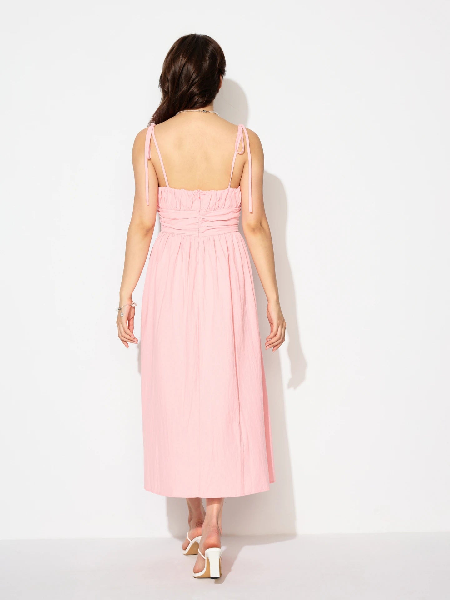 Darted Light Pink Dress