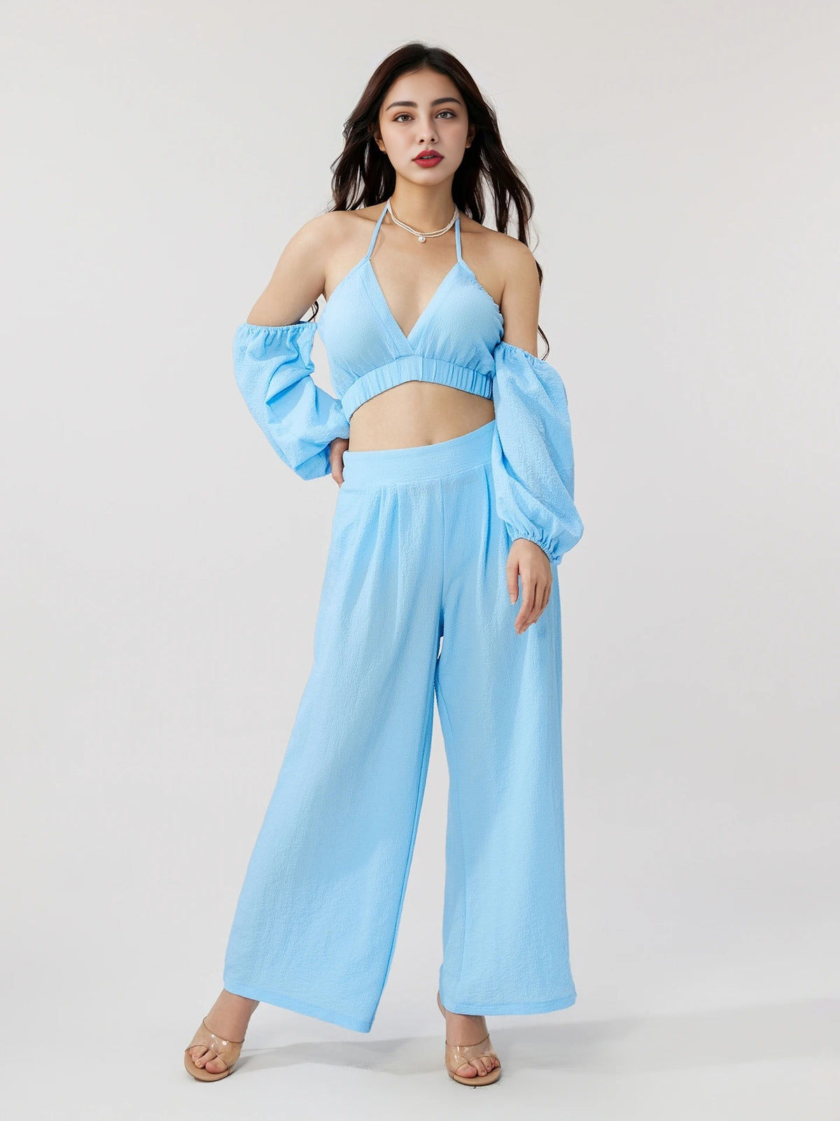 Blue Beach Co-ord Set