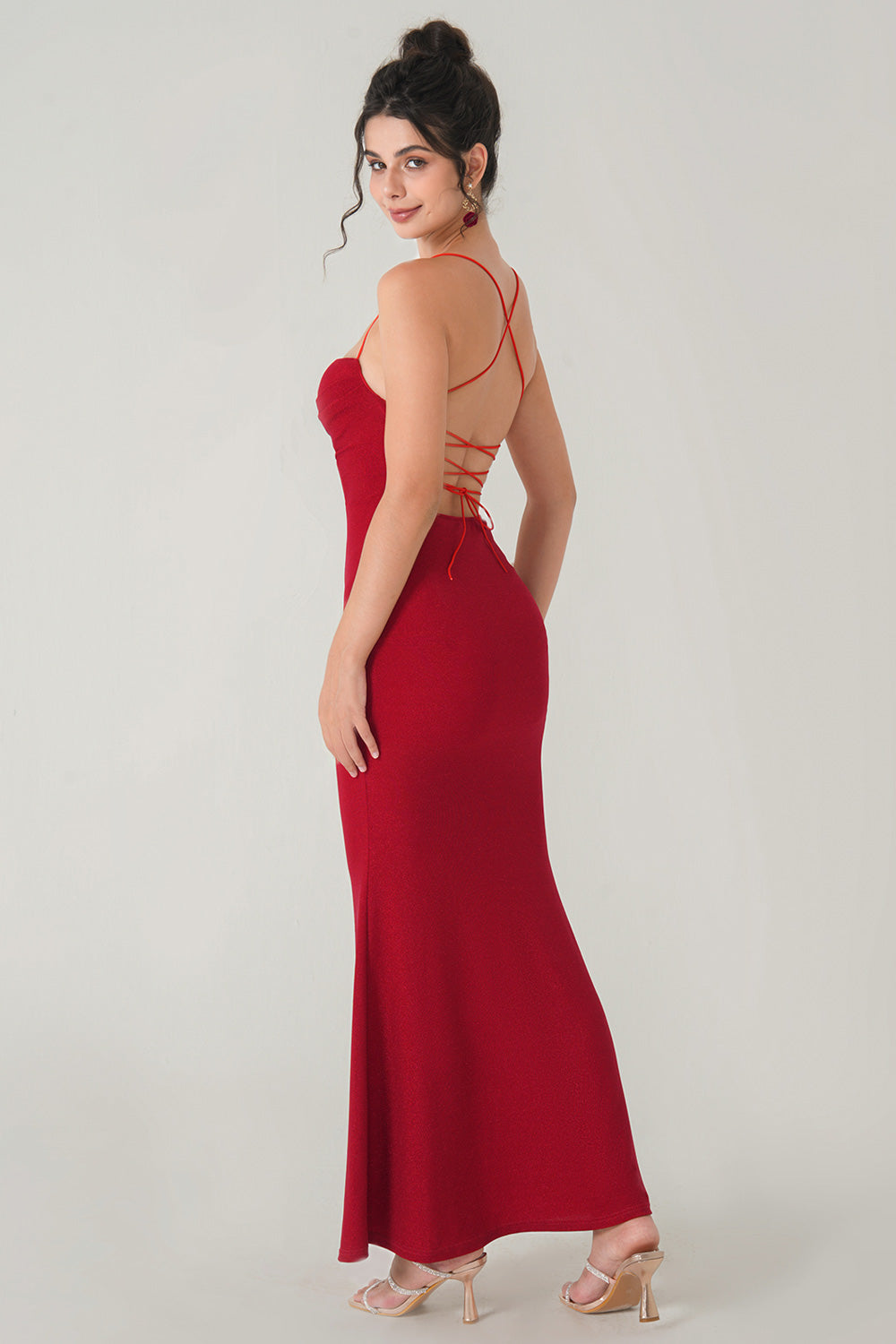 Backless Bodycon Maxi Dress