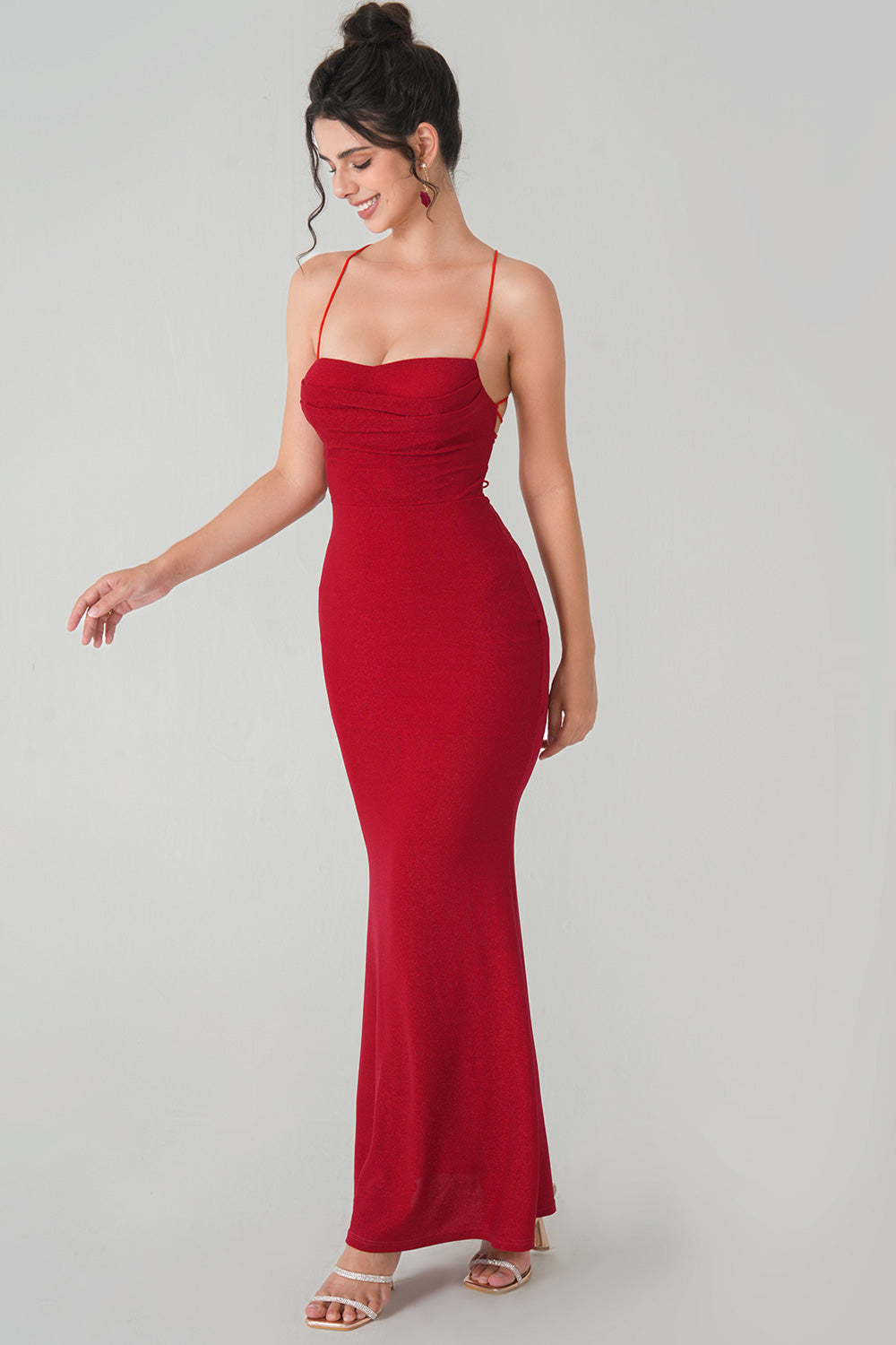 Backless Bodycon Maxi Dress