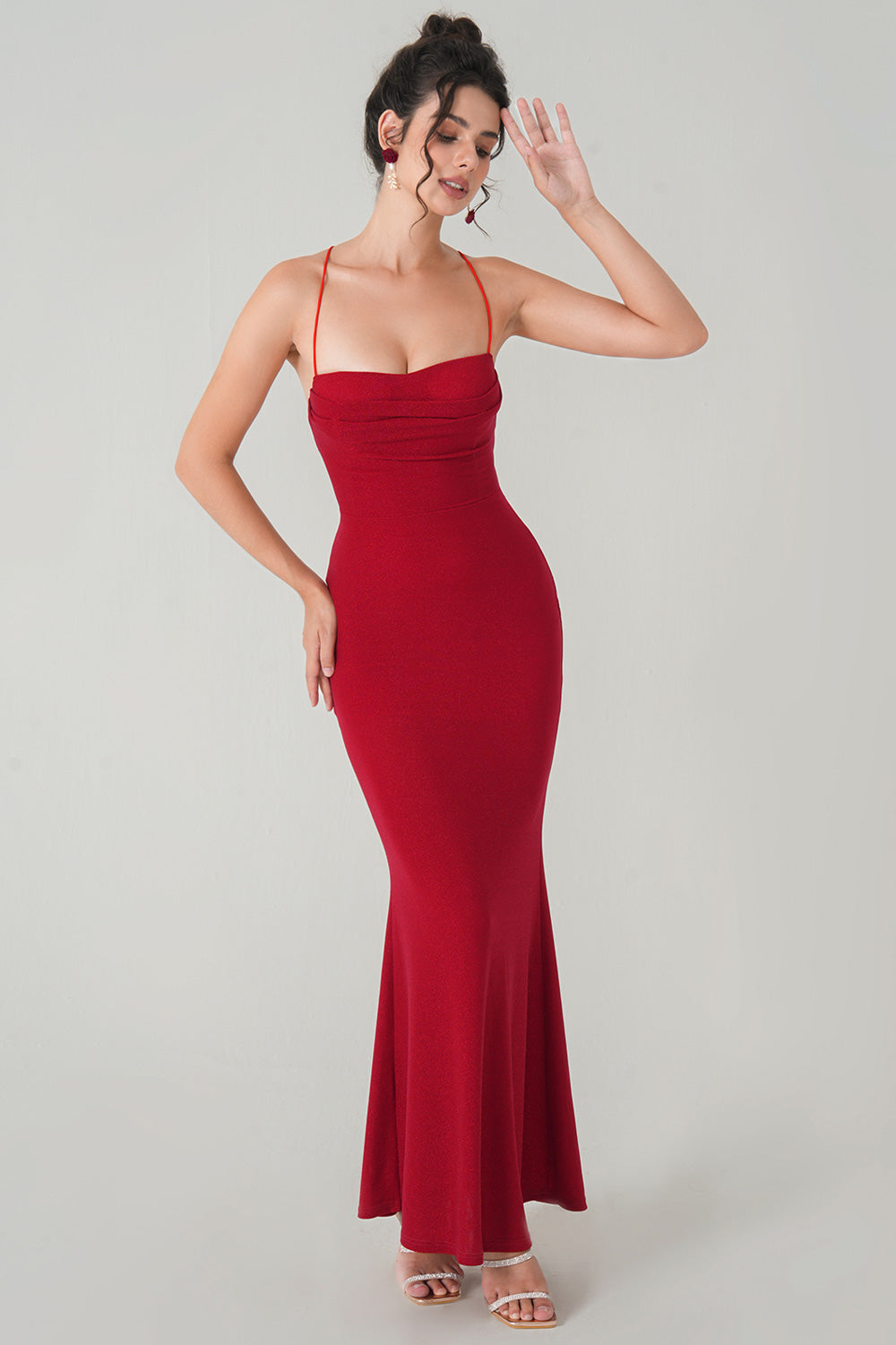 Backless Bodycon Maxi Dress