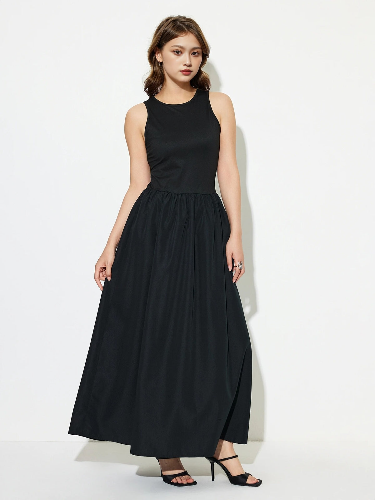 Black SleekLine Tank Dress