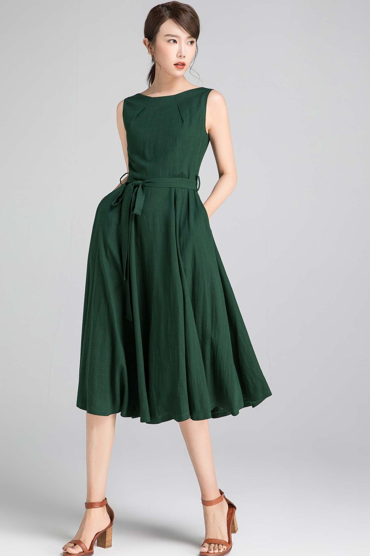 Vintage 1950s Swing Dress