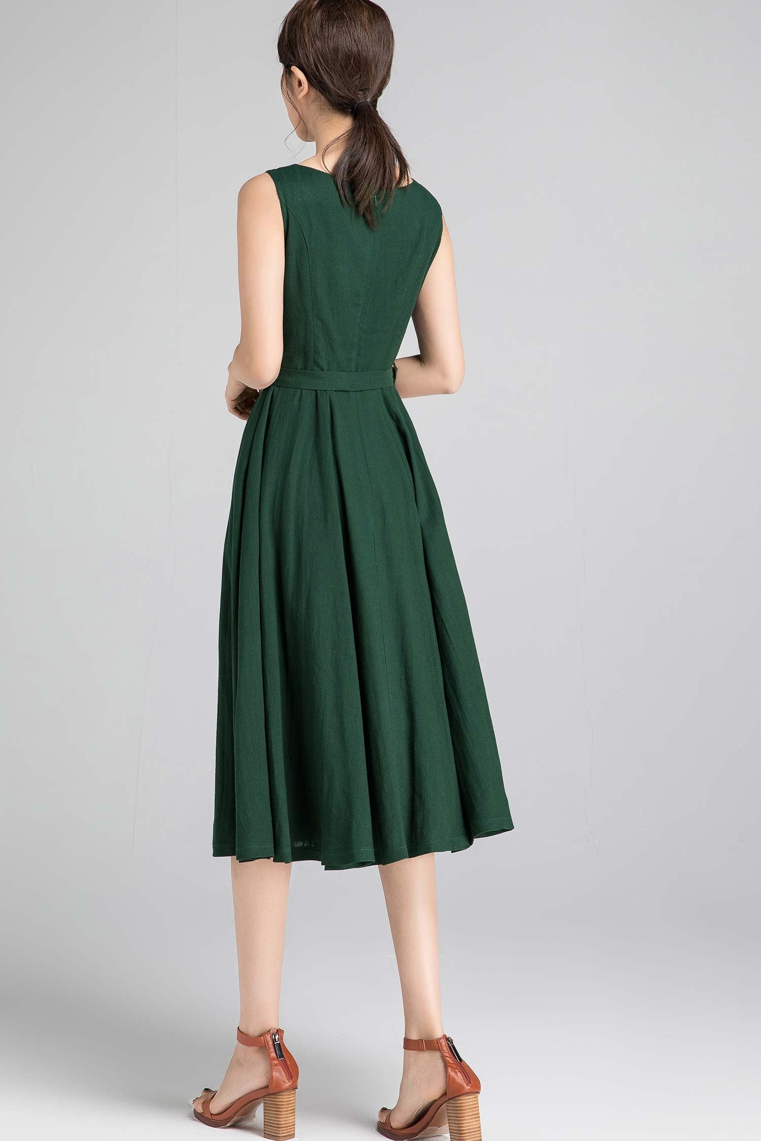 Vintage 1950s Swing Dress