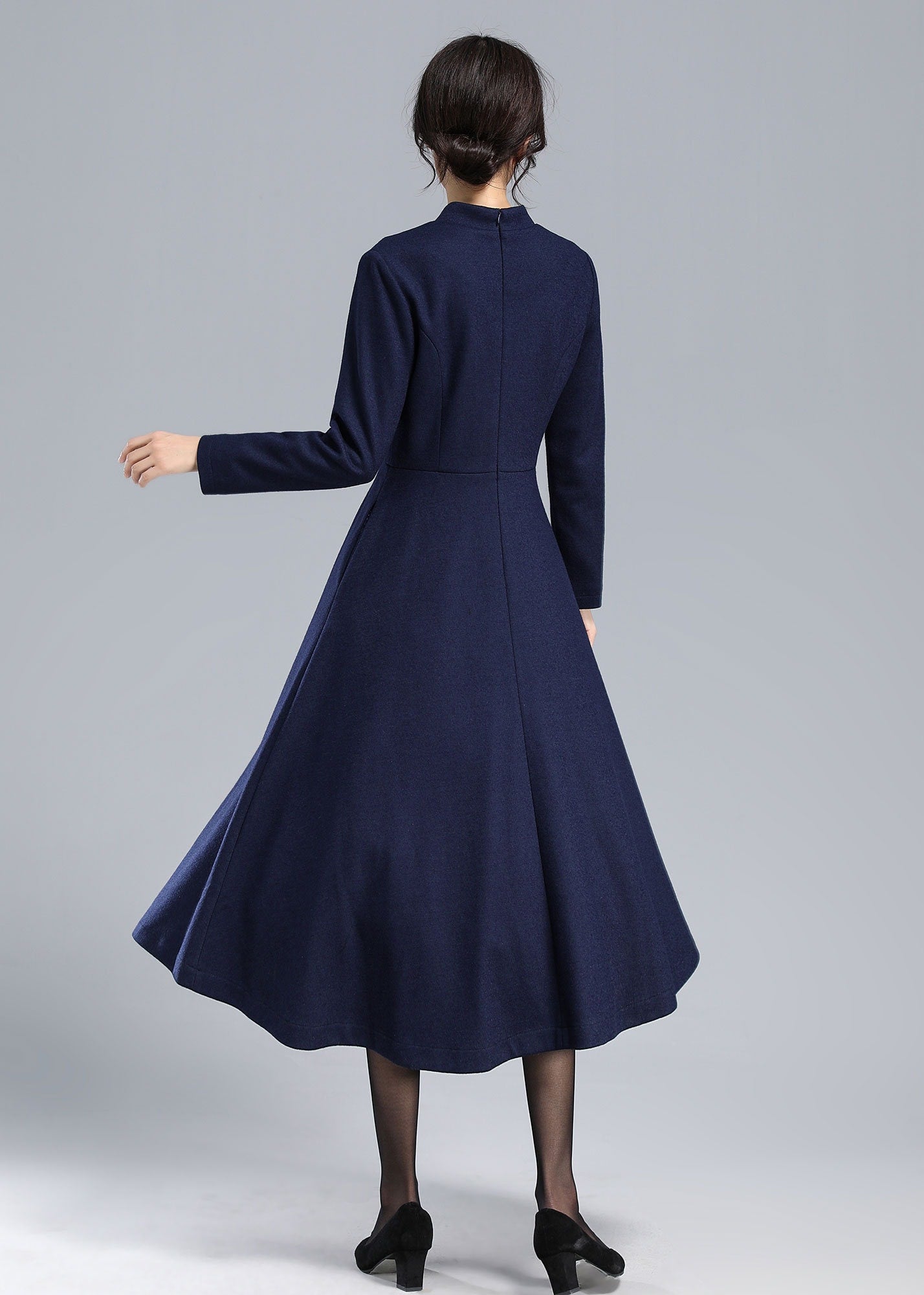 Winter Long Wool Dress