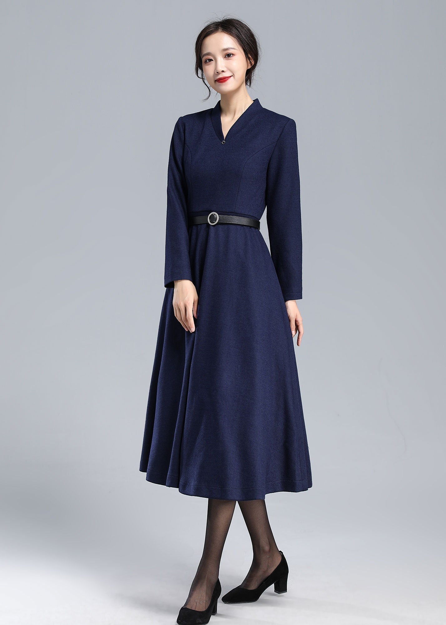 Winter Long Wool Dress