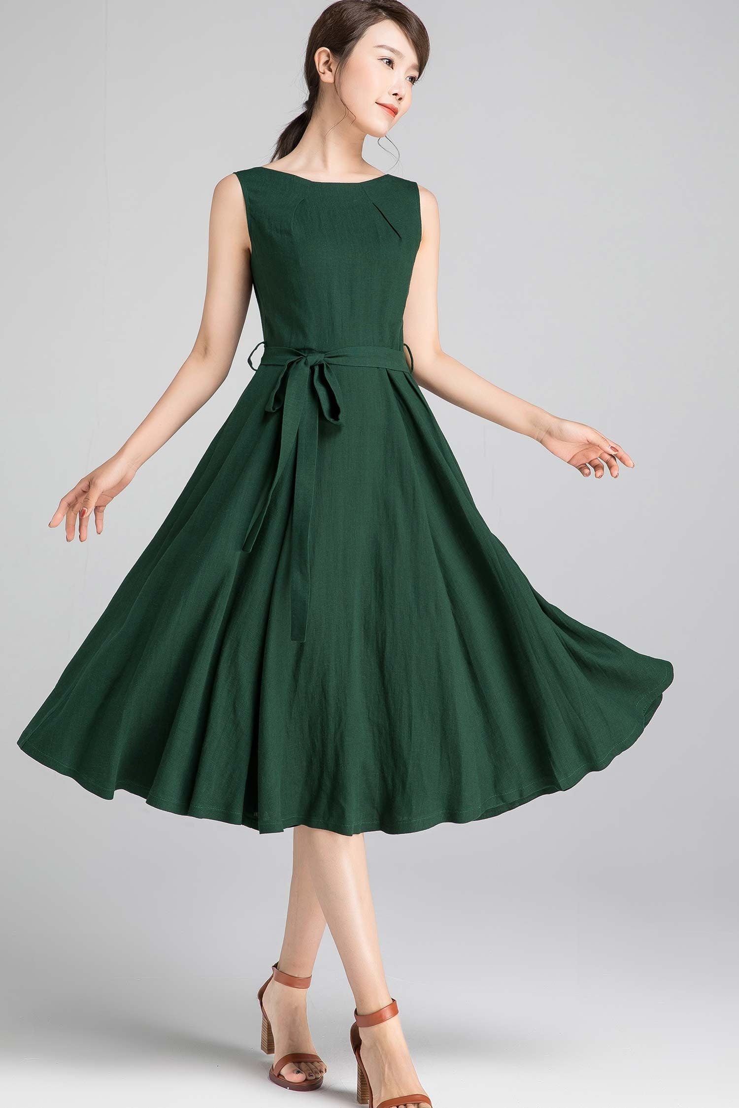 Vintage 1950s Swing Dress