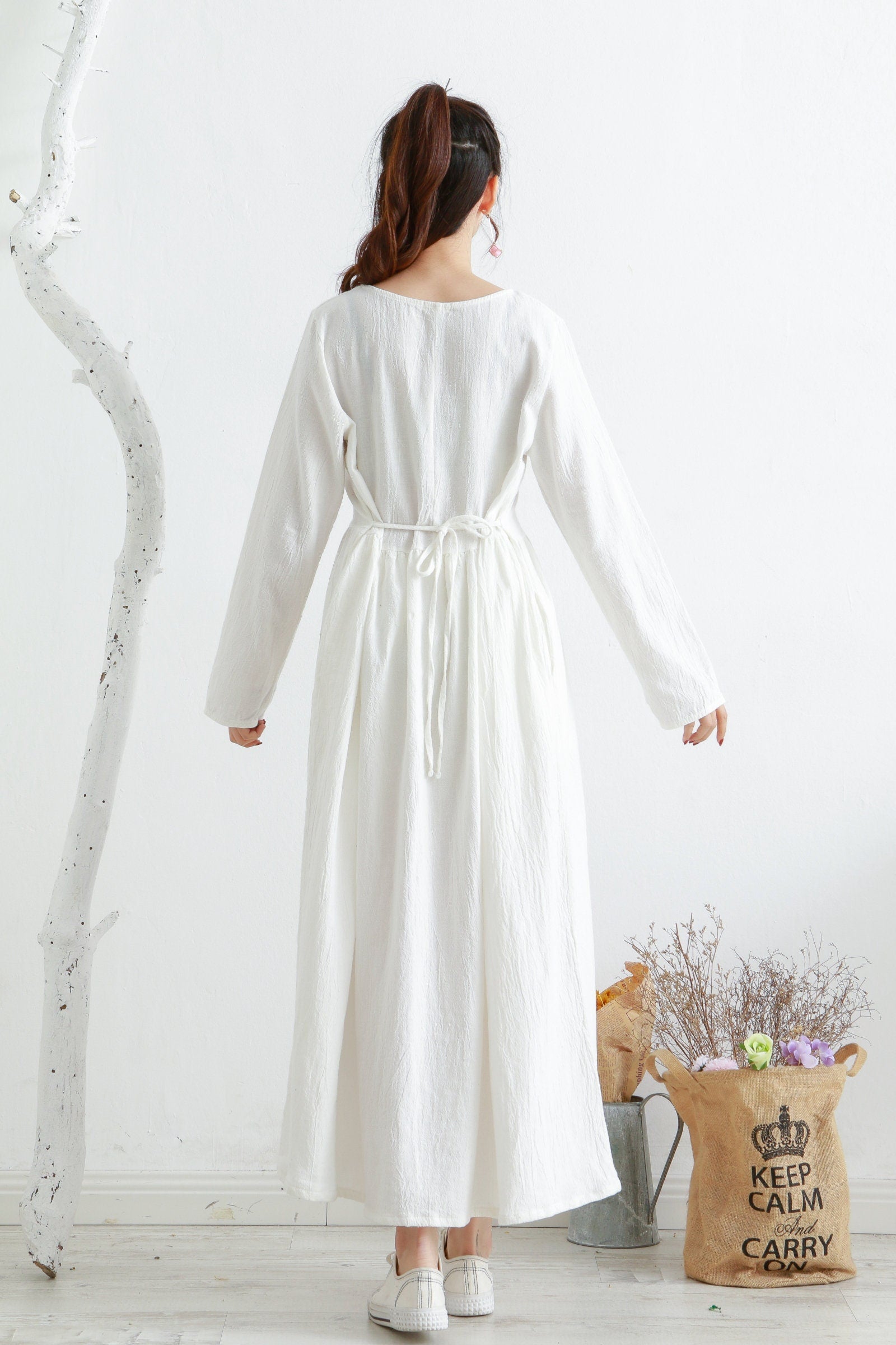 Winter Thicker Cotton Dress Casual