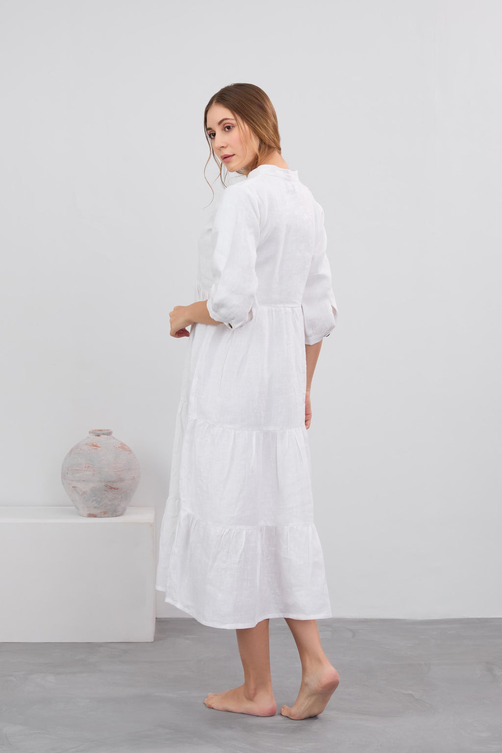 Linen Maxi Dress
