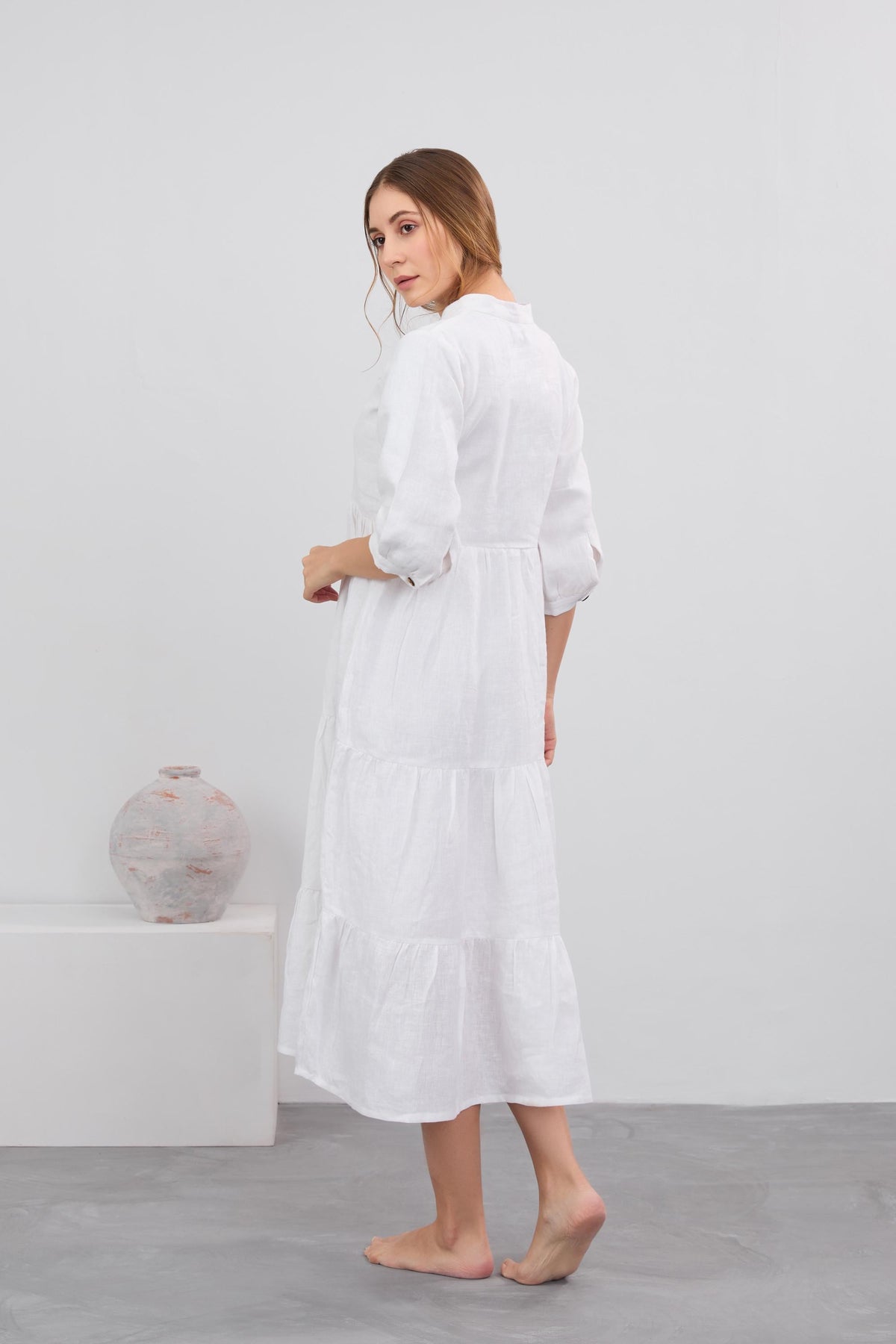 Linen Maxi Dress