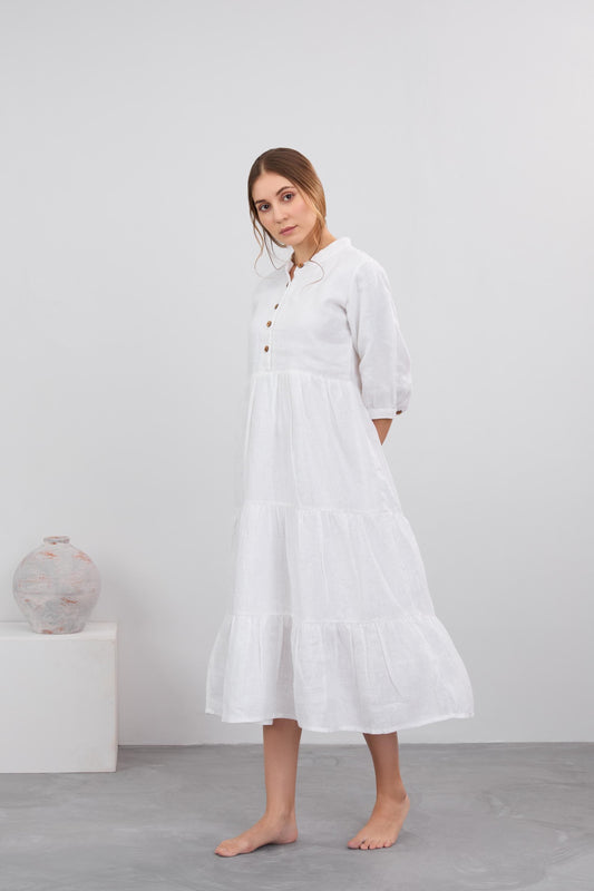Linen Maxi Dress