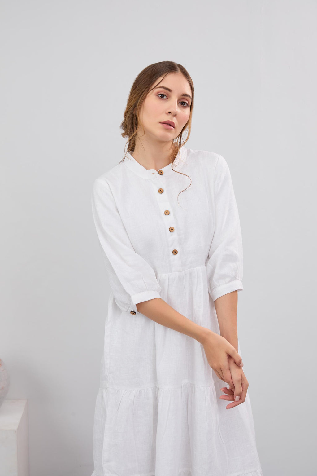 Linen Maxi Dress